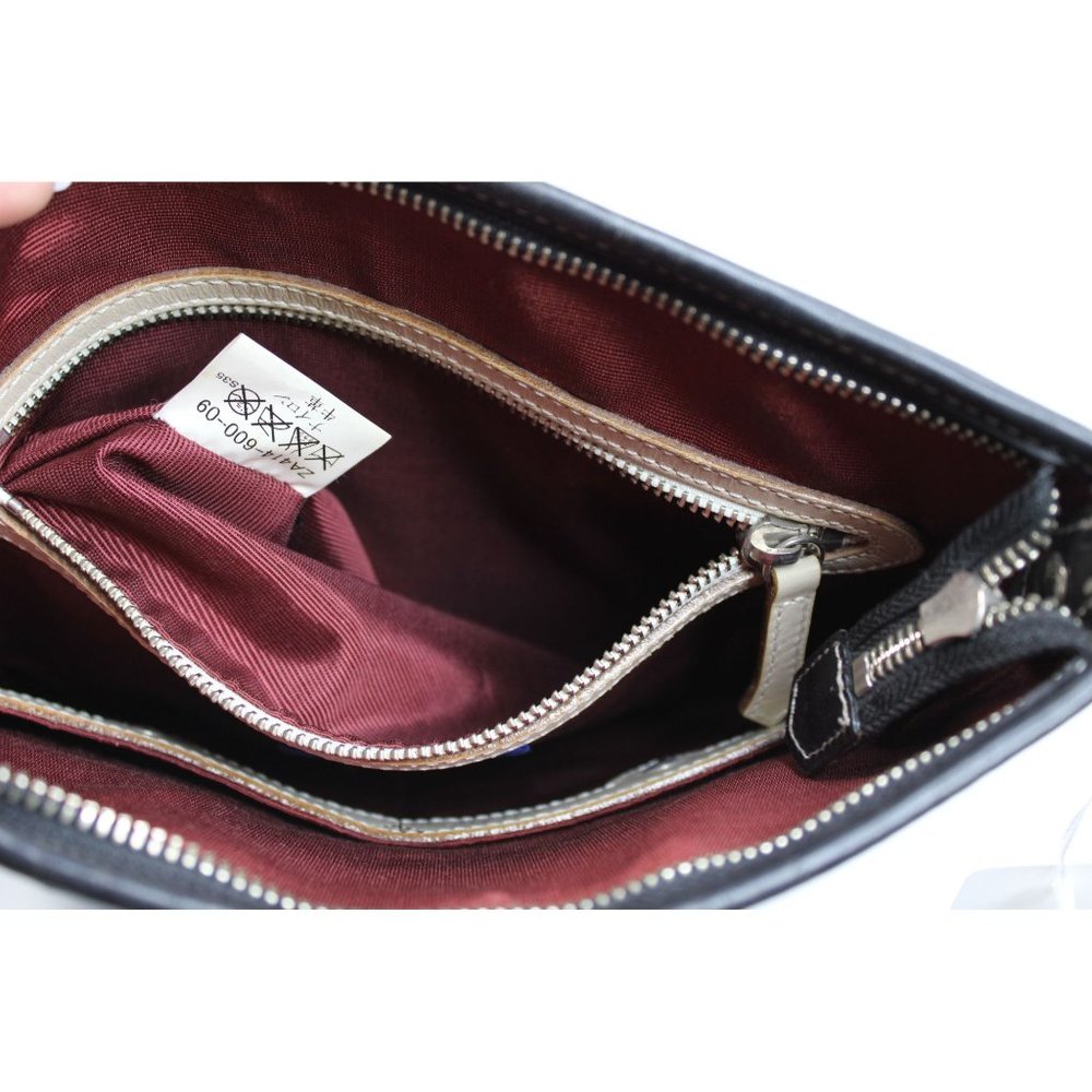 Burberry Black and white Check Crossbody Bag - Picture 7 of 9